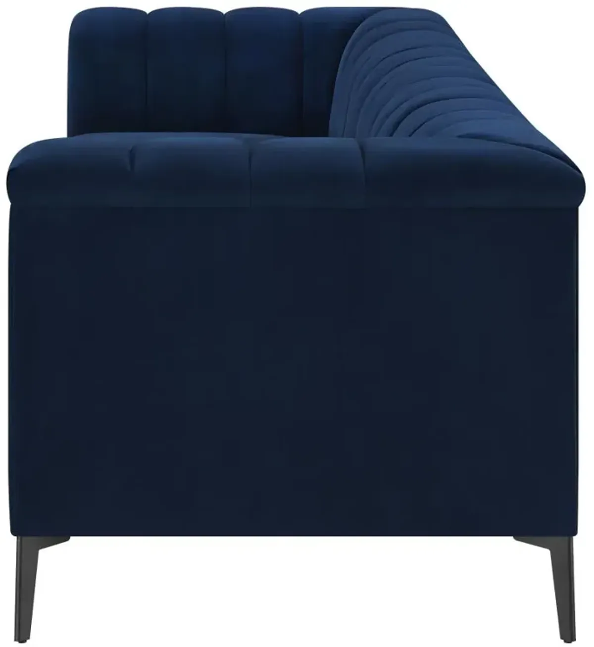 Chalet Tuxedo Arm Sofa Blue