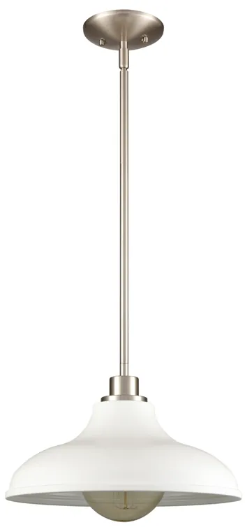 Grenville 13'' Wide 1-Light Pendant - Brushed Nickel