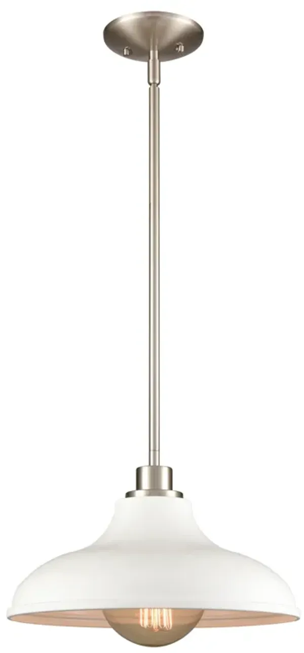 Grenville 13'' Wide 1-Light Pendant - Brushed Nickel
