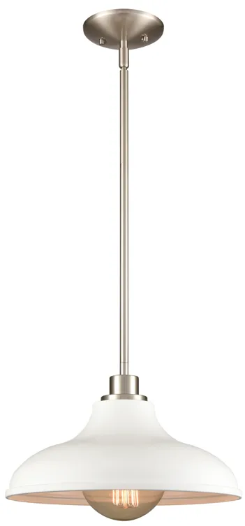 Grenville 13'' Wide 1-Light Pendant - Brushed Nickel