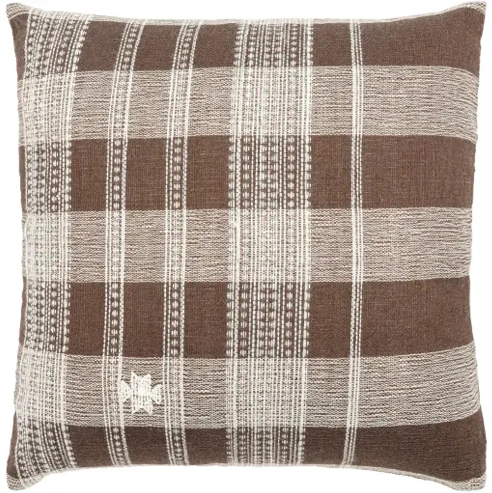 Myrna BOMA-003 18"L x 18"W Accent Pillow