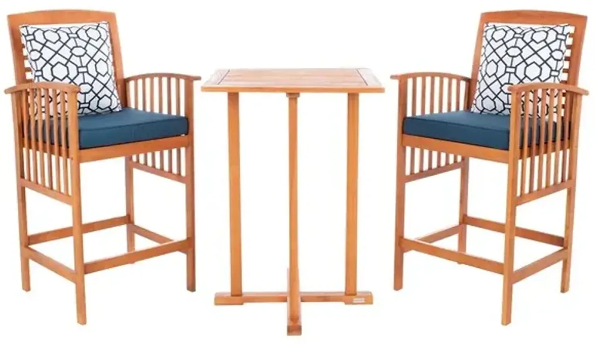 PATE 3 PC BAR 39.8 INCH H TABLE BISTRO SET