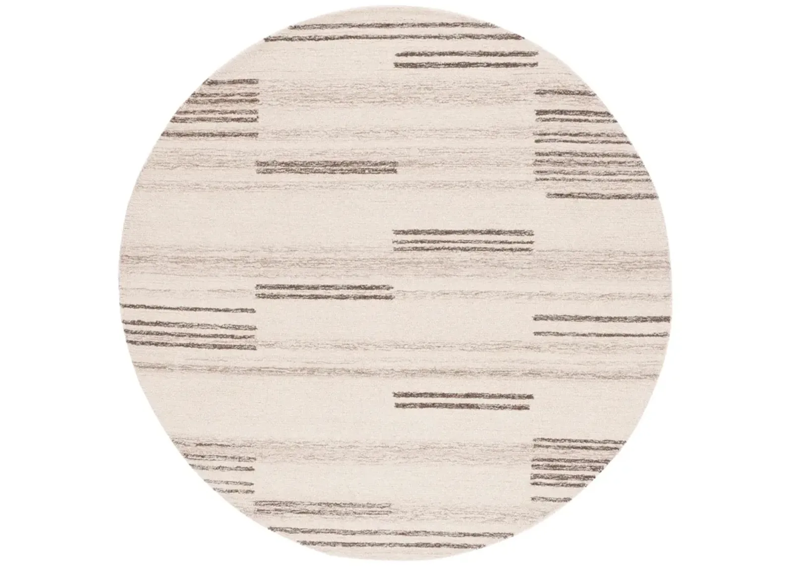 METRO 625 IVORY  6' x 6' Round Round Rug