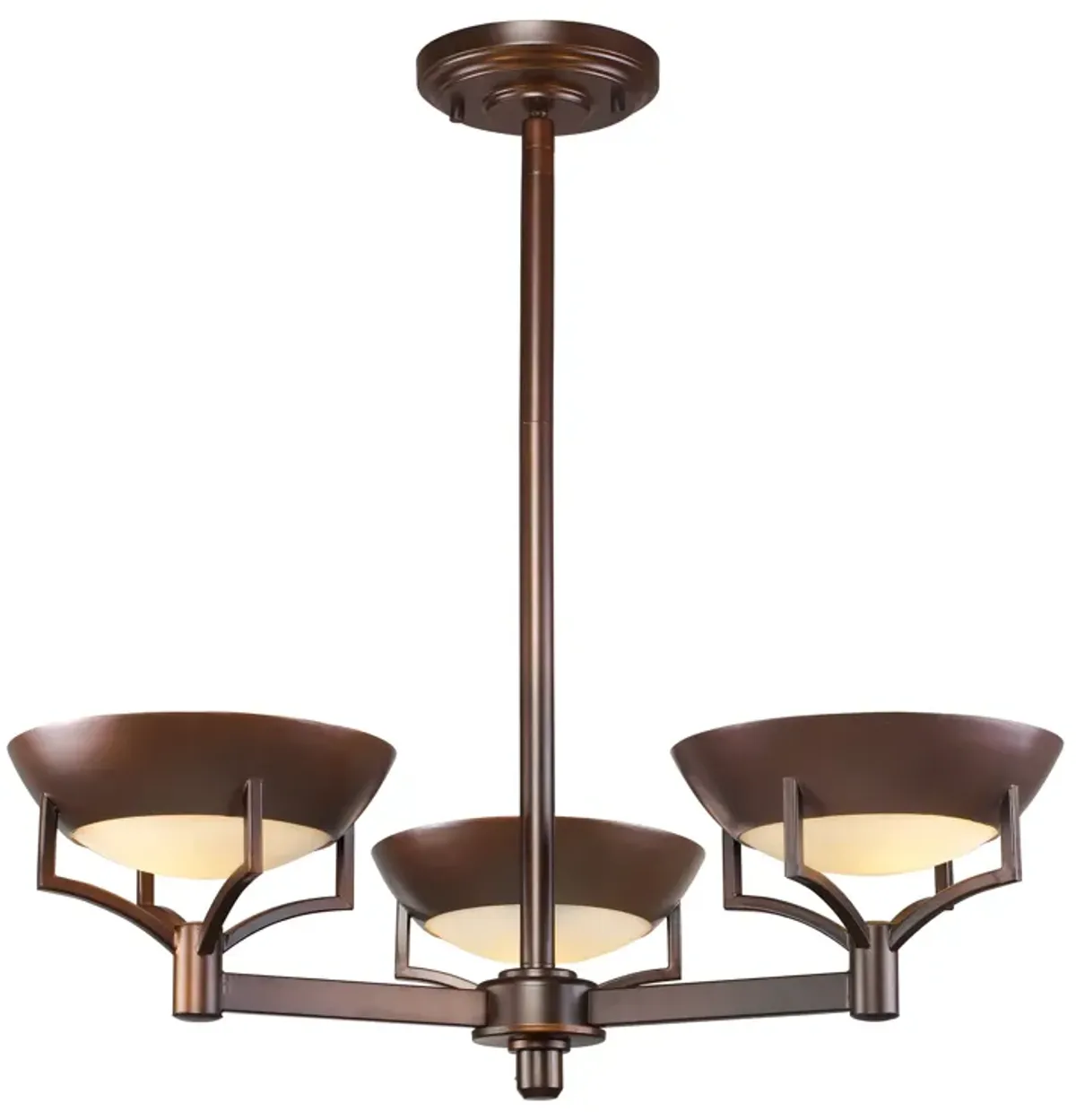 Sullivan 23'' Wide 3-Light Chandelier - Aged Bronze