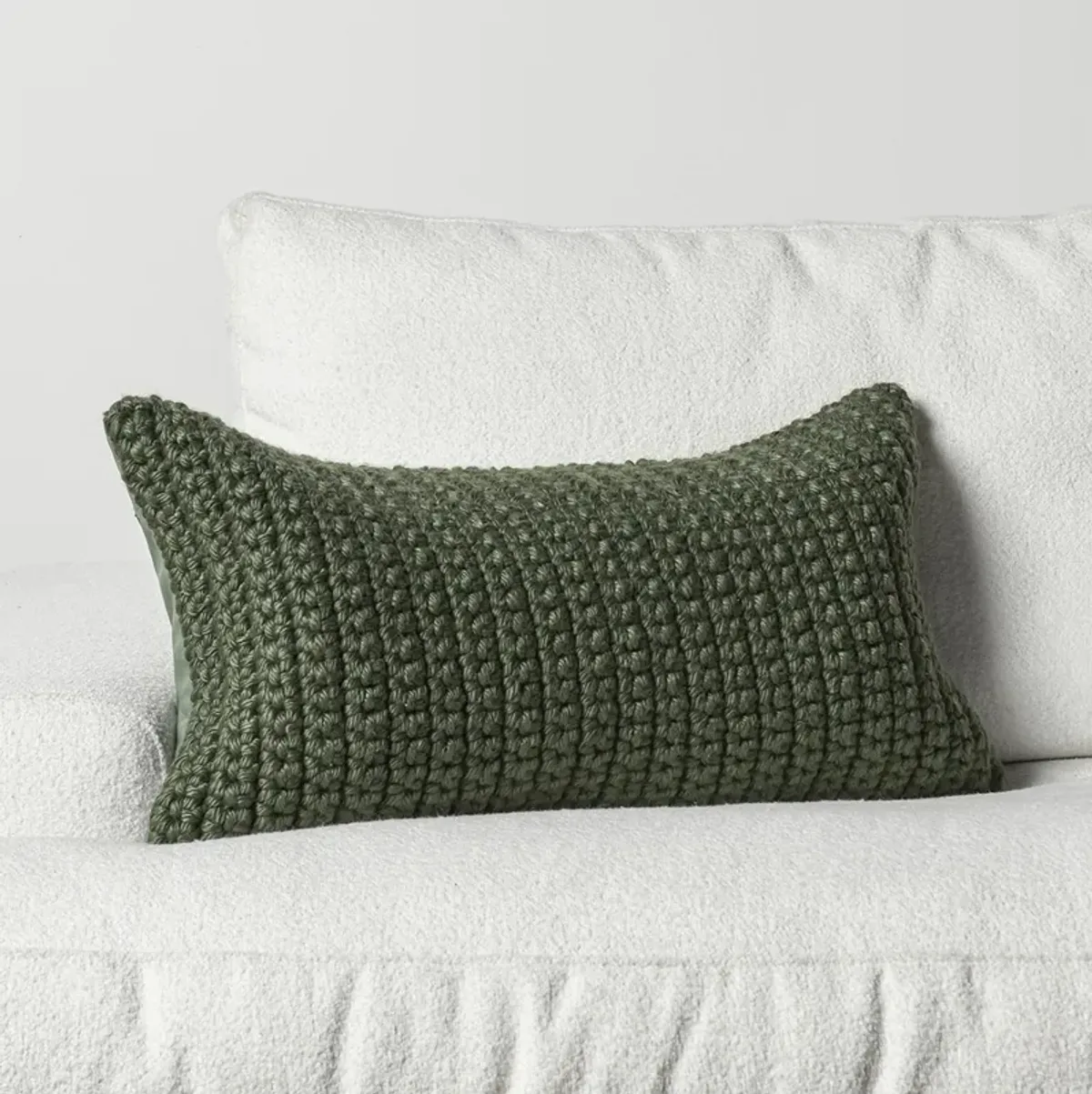 Prism 14"x26" Performance Outdoor Throw Pillow, Green