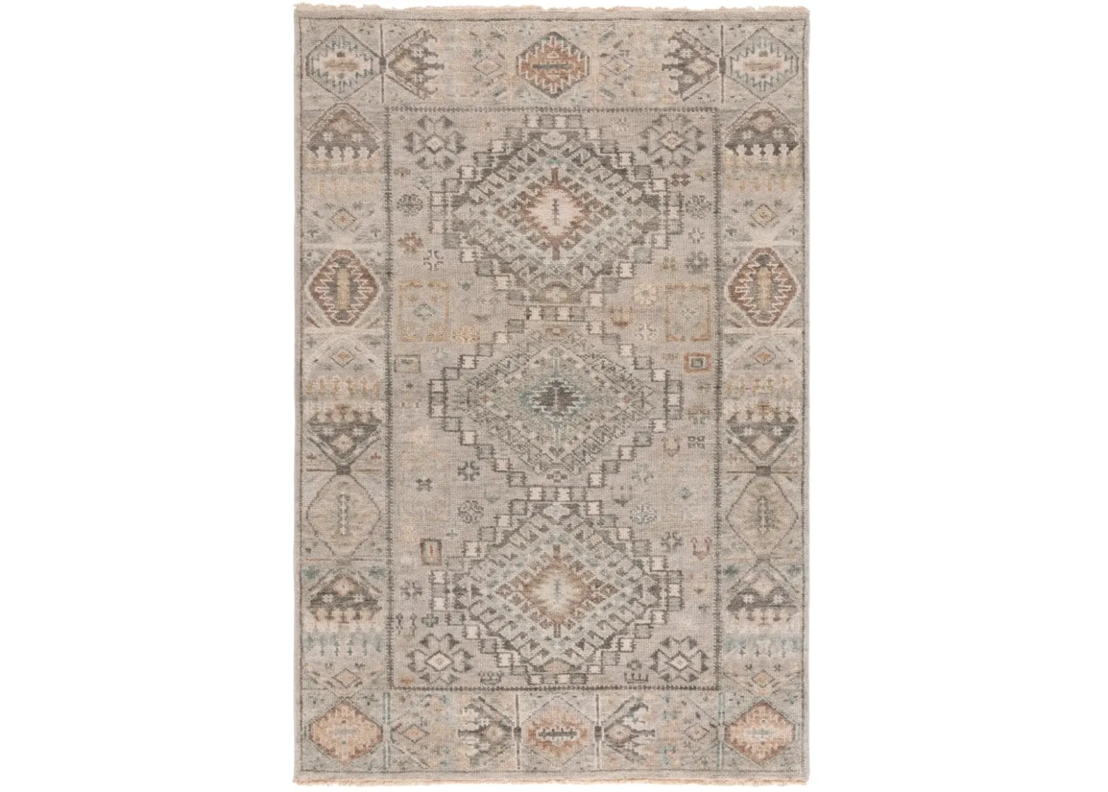 SAMARKAND 132 GREY  9' x 12' Large Rectangle Rug