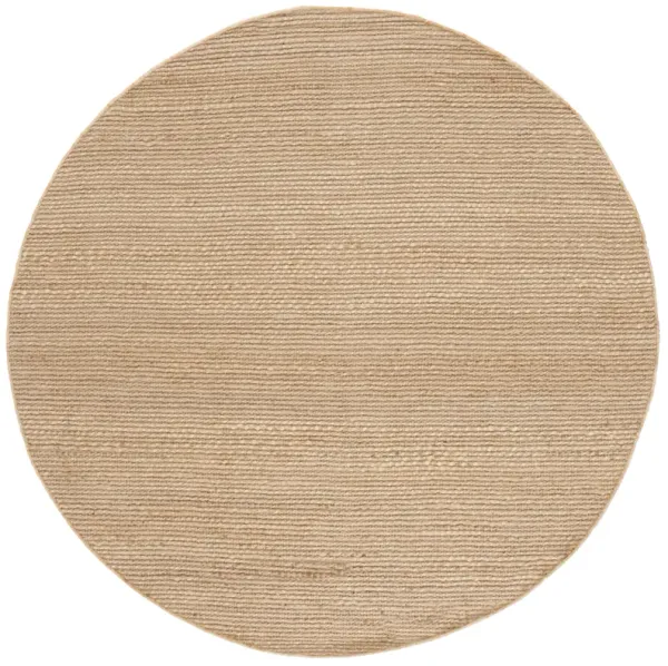 NATURAL FIBER Hand Woven 6' x 6' Round area rug
