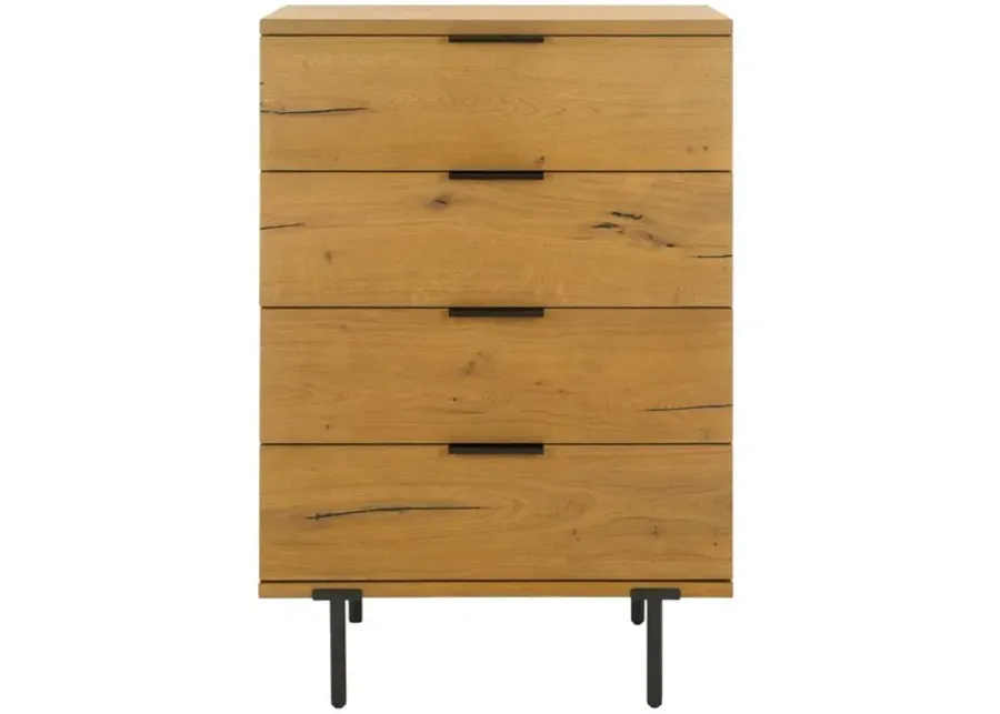 Elizabella 4 Drawer Wood Chest