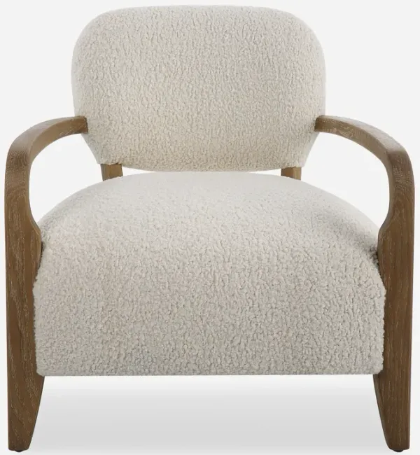 Telluride Natural Shearling Accent Chair