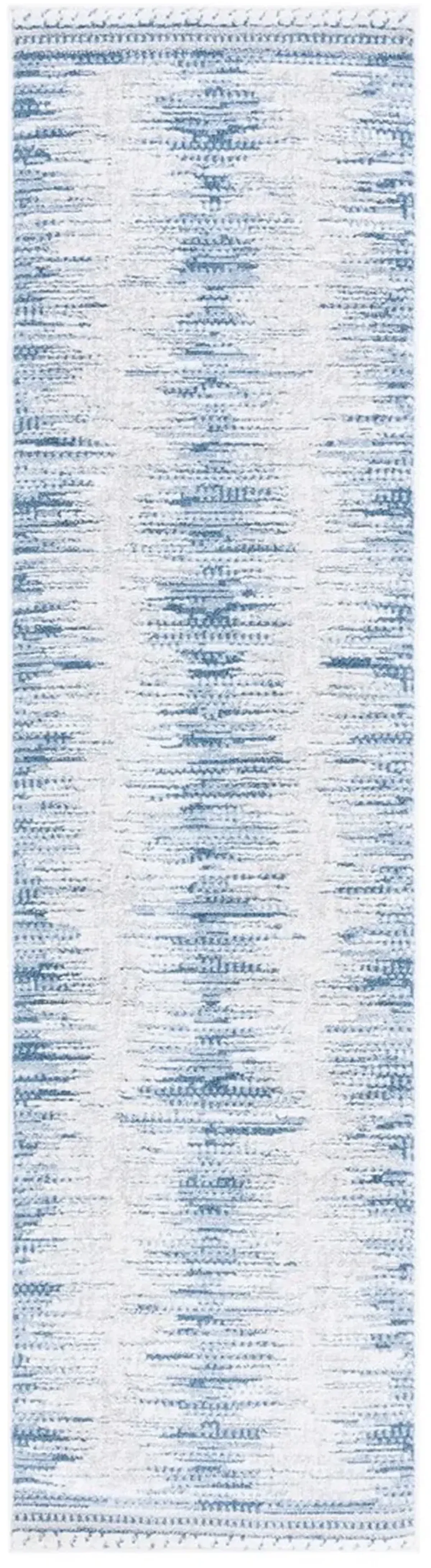 ALAMO 732 Blue 2'-2' X 8' Runner Rug