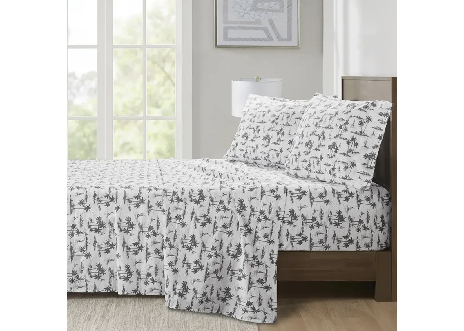 200 Thread Count Printed Cotton Sheet Set