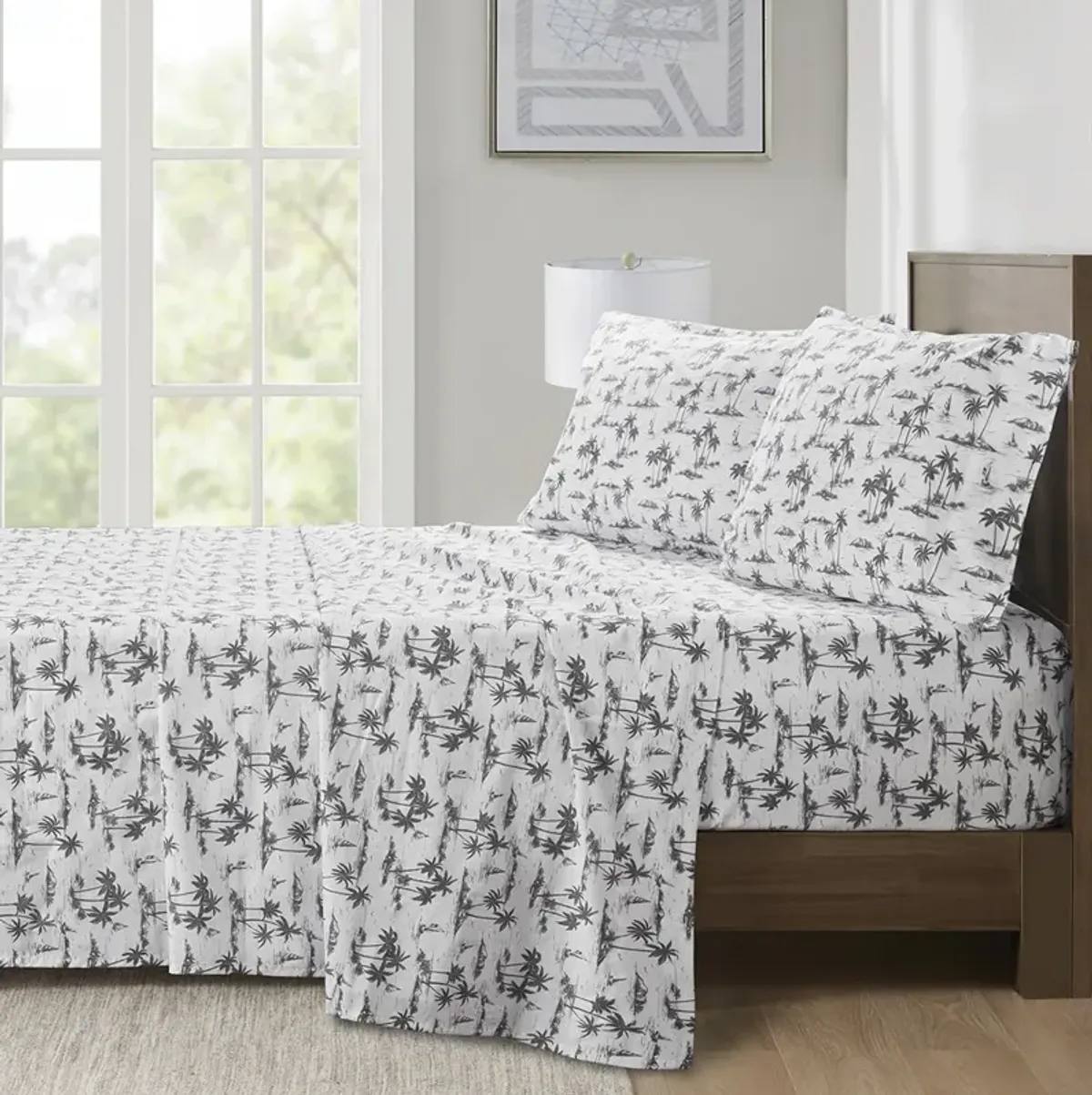 200 Thread Count Printed Cotton Sheet Set