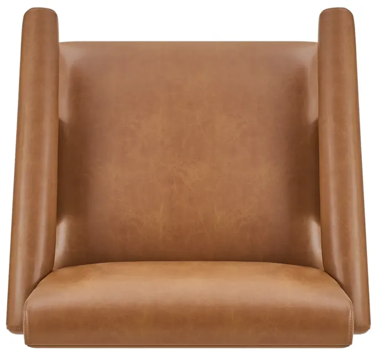 Nixon PU Accent Arm Chair, Borneo Chocolate