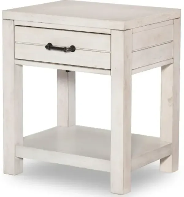 Legacy Classic Modern Summer Camp Stone Path Gray Youth Nightstand