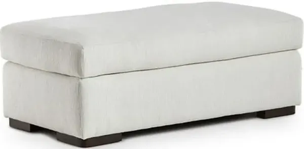 Kevin Charles Alpha Revenue White Ottoman