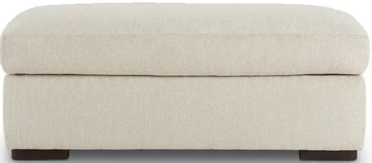 Kevin Charles Alpha Revenue Beige Ottoman