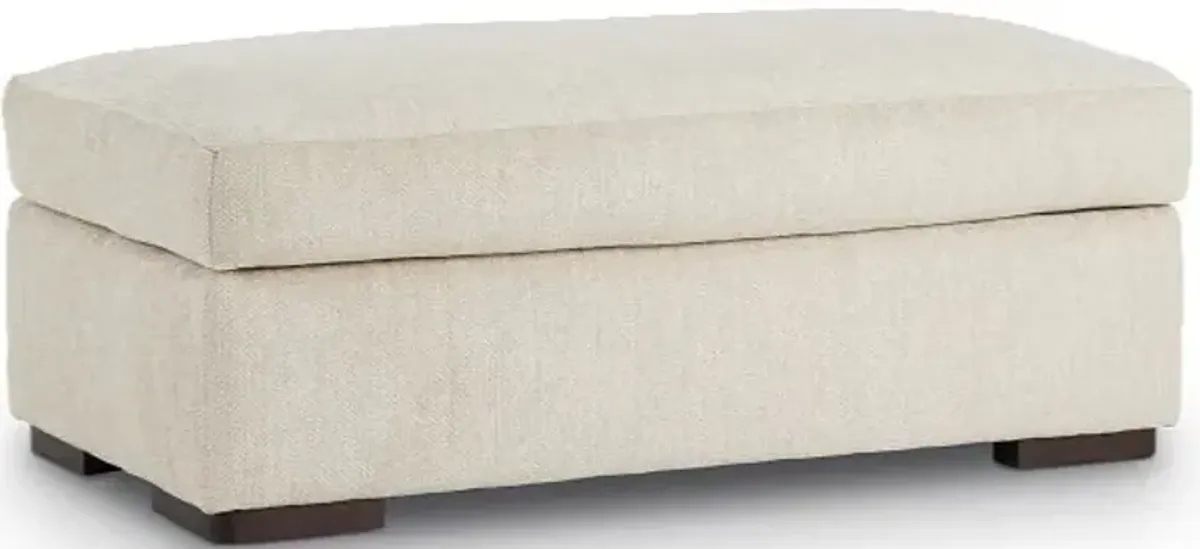 Kevin Charles Alpha Revenue Beige Ottoman