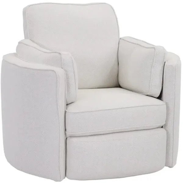 BestÂ® Home Furnishings Luana Simply White Swivel Recliner