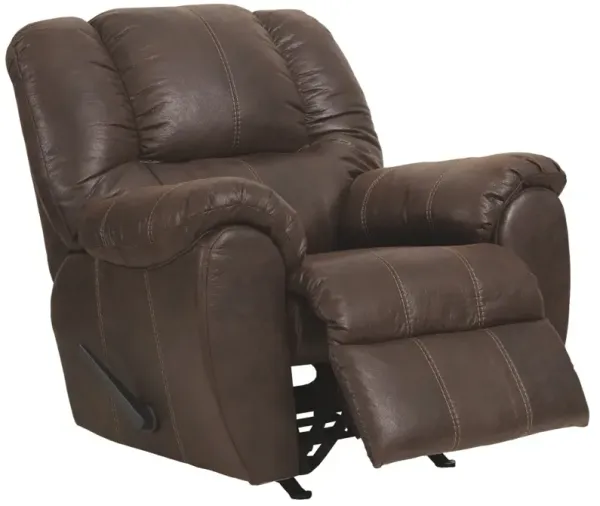 Signature Design by AshleyÂ® McGann Walnut Manual Rocker Recliner