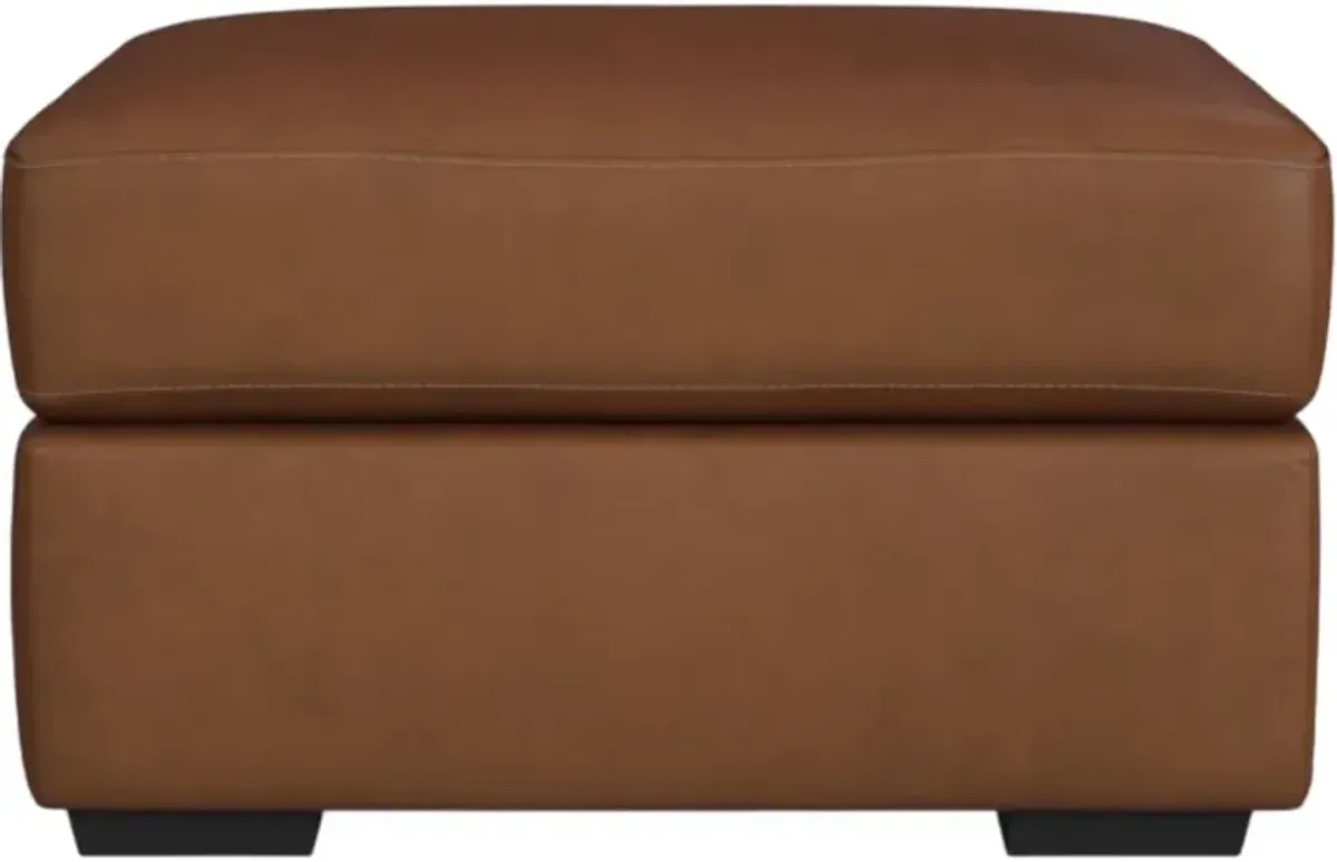 FlexsteelÂ® Henry Caramel Ottoman