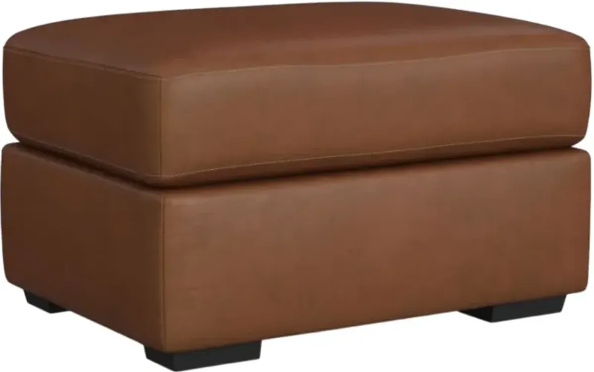 FlexsteelÂ® Henry Caramel Ottoman