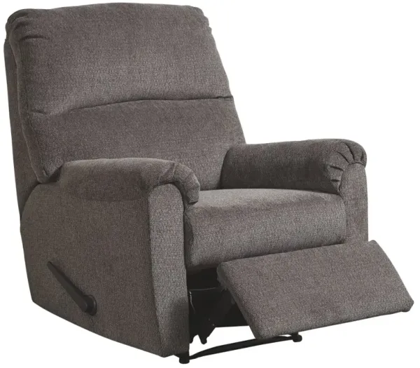 Signature Design by AshleyÂ® Nerviano Gray Zero Wall Manual Recliner