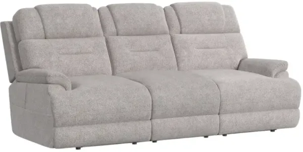 FlexsteelÂ® Zofa Dove Power Reclining Sleep Sofa with Power Headrests and Lumbar