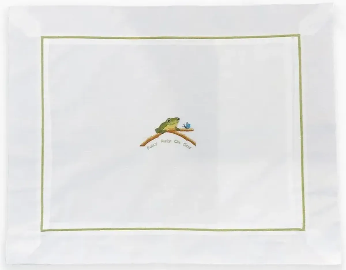 Anne Neilson Home Full Rely on God Pillow