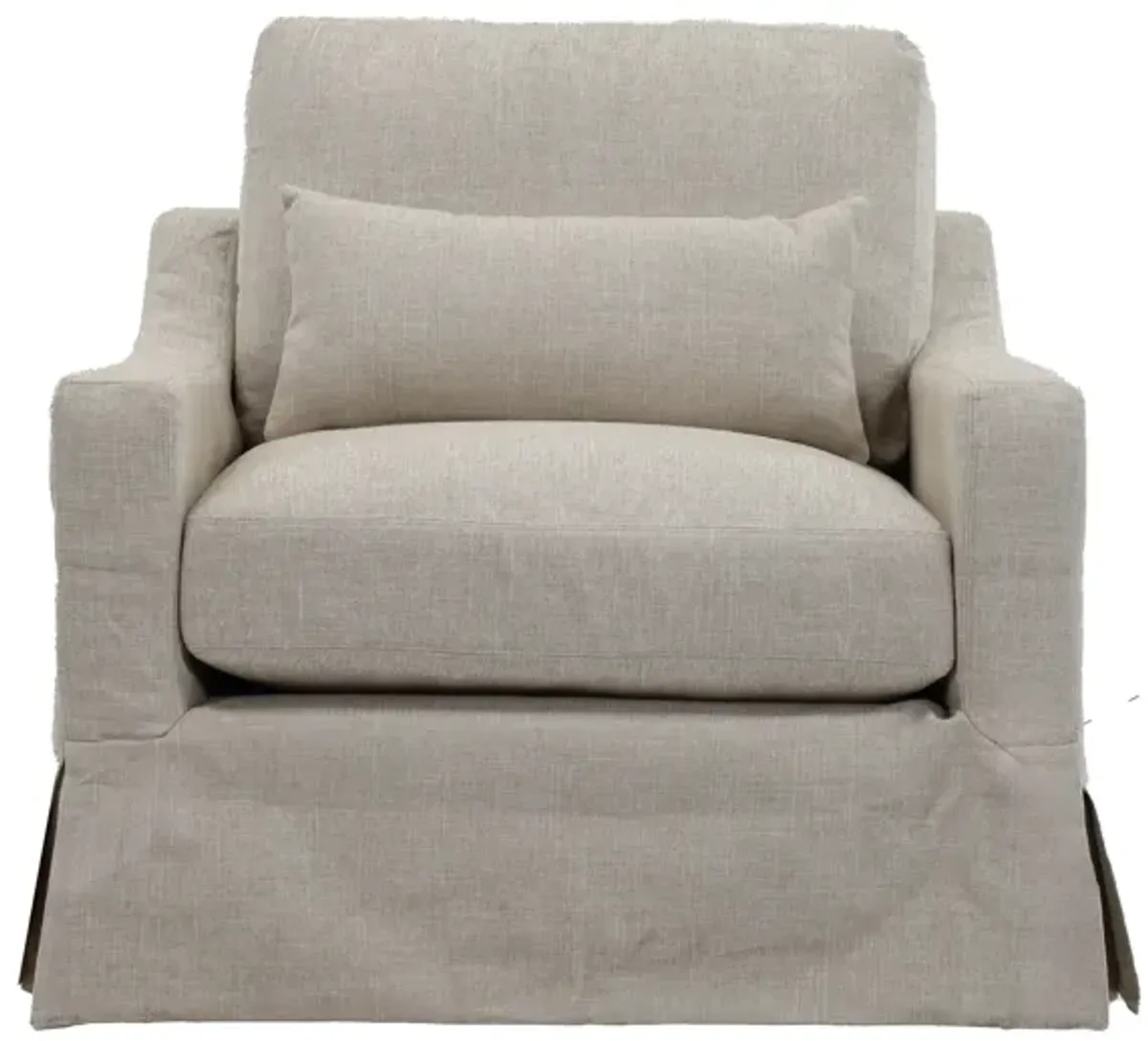 SynergyÂ® 1129 Wiley Flax Slipcover Swivel Glider