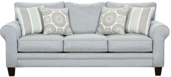 Fusion Furniture Grande Mist Gray Sofa