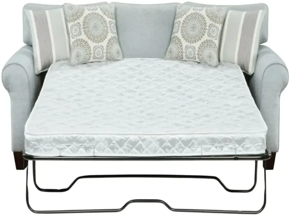 Fusion Furniture Grande Mist Gray Sleeper Sofa
