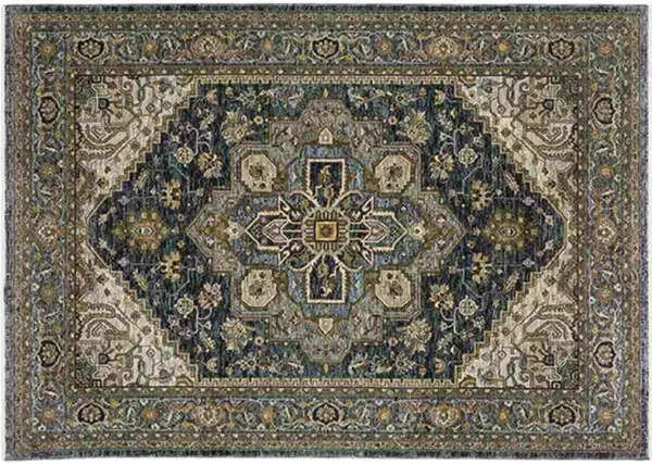 Oriental Weavers Aberdeen Blue 8'x11' Rug