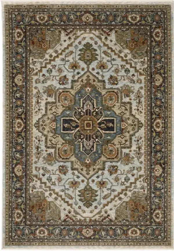 Oriental Weavers Aberdeen Brown 8'x11' Area Rug