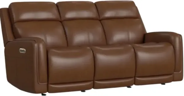 FlexsteelÂ® Alister Sedona Power Gliding Sofa with Power Headrests and Lumbar