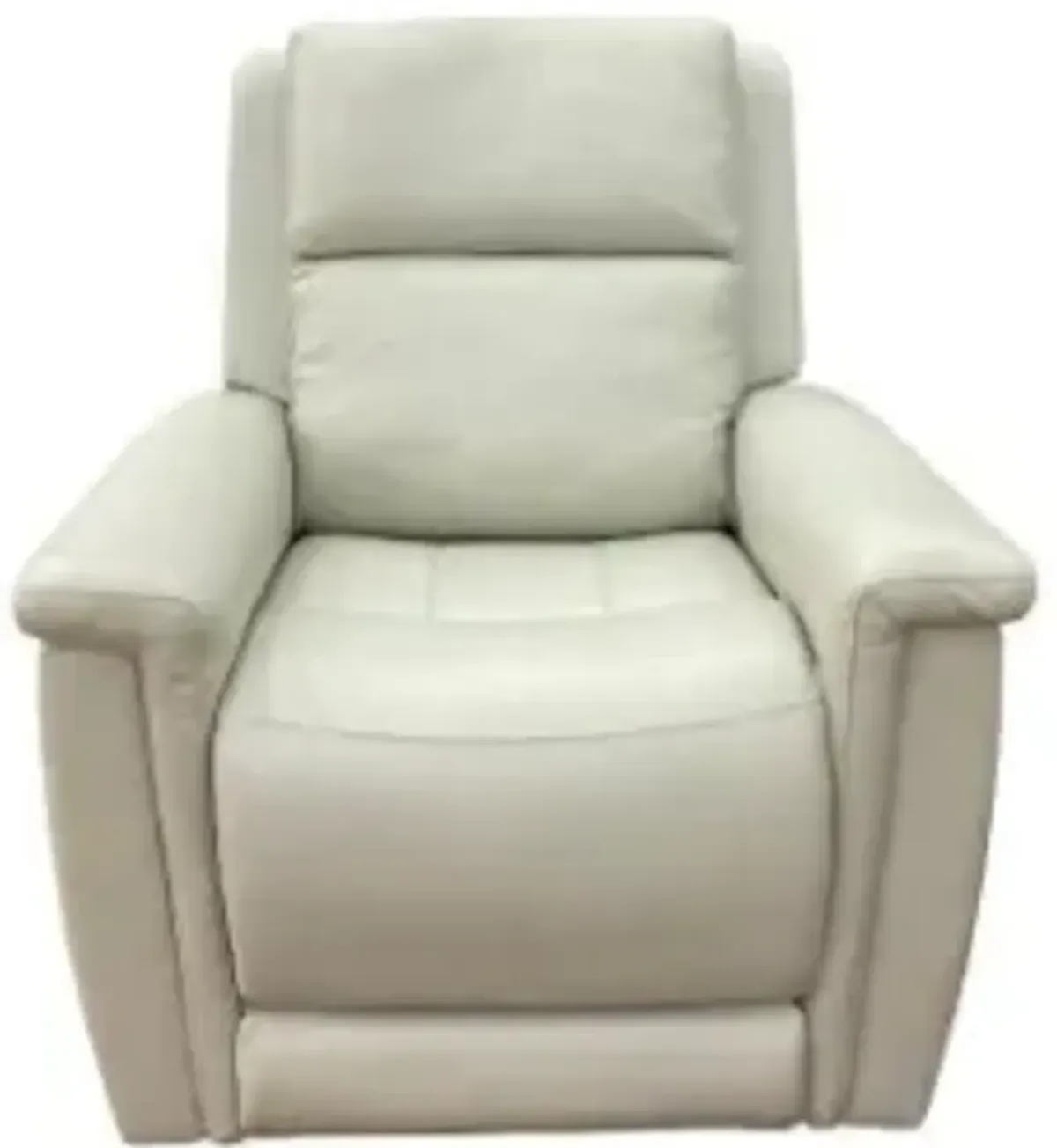 Hi-Rock Home Aspen Cloud All Leather Power Recliner