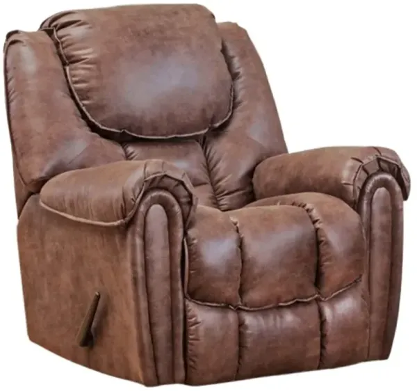HomeStretch Del Mar Mocha Manual Rocker Recliner