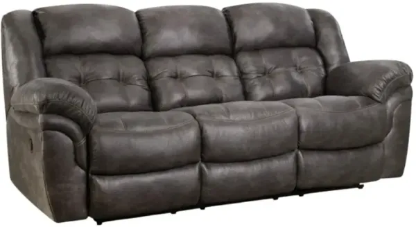 HomeStretch Denali Charcoal Reclining Sofa