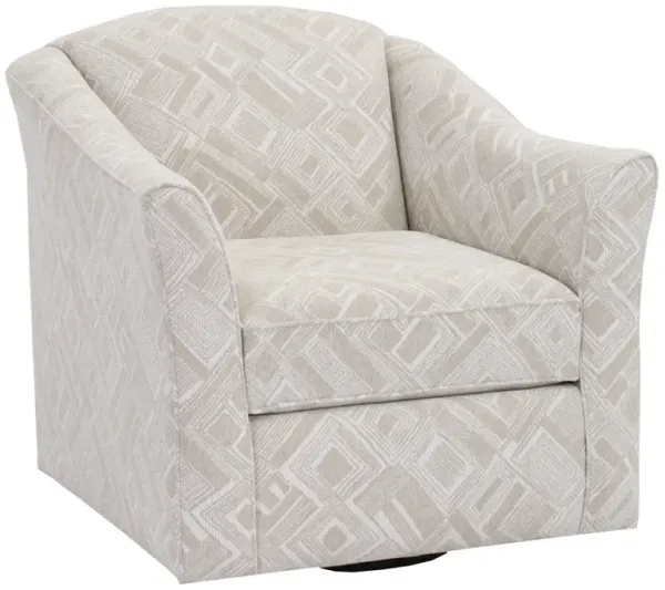 J Furniture Chad Accent Swivel Chair