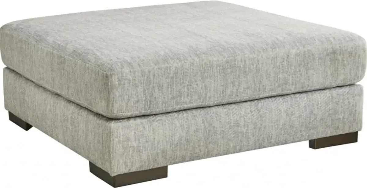 Signature Design by AshleyÂ® Regent Park Pewter Accent Ottoman