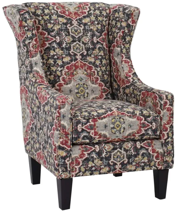 Chairs of America Cinder Smoke Accent Wing Chair