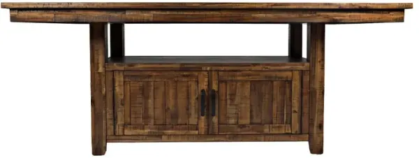 Jofran Inc. Cannon Valley Convertible High/Low Brown Table with Storage Base