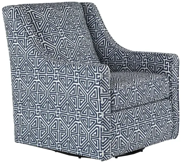Chairs of America 1580 Dumas Navy Swivel Chair