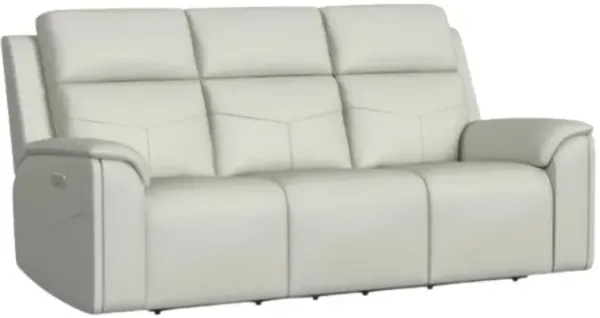 FlexsteelÂ® Vernon Dove Grey Power Reclining Sofa