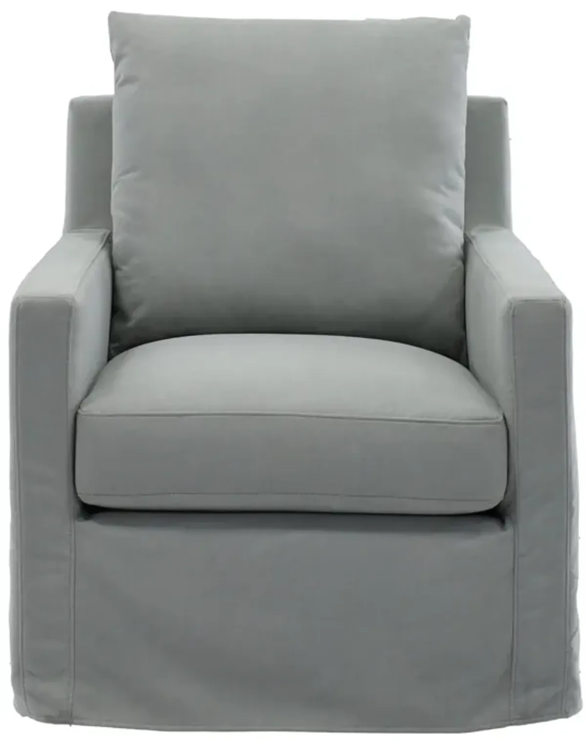 SynergyÂ® 1595 Light Blue Swivel Glider