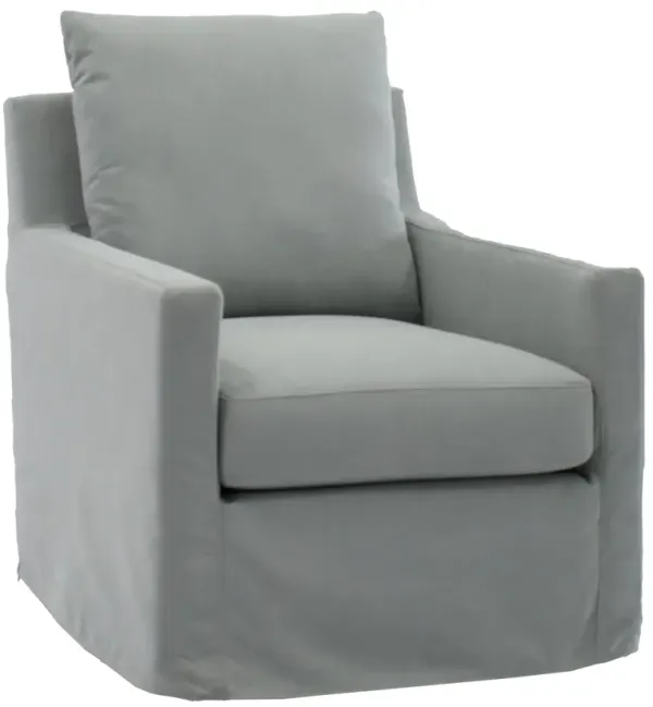 SynergyÂ® 1595 Light Blue Swivel Glider
