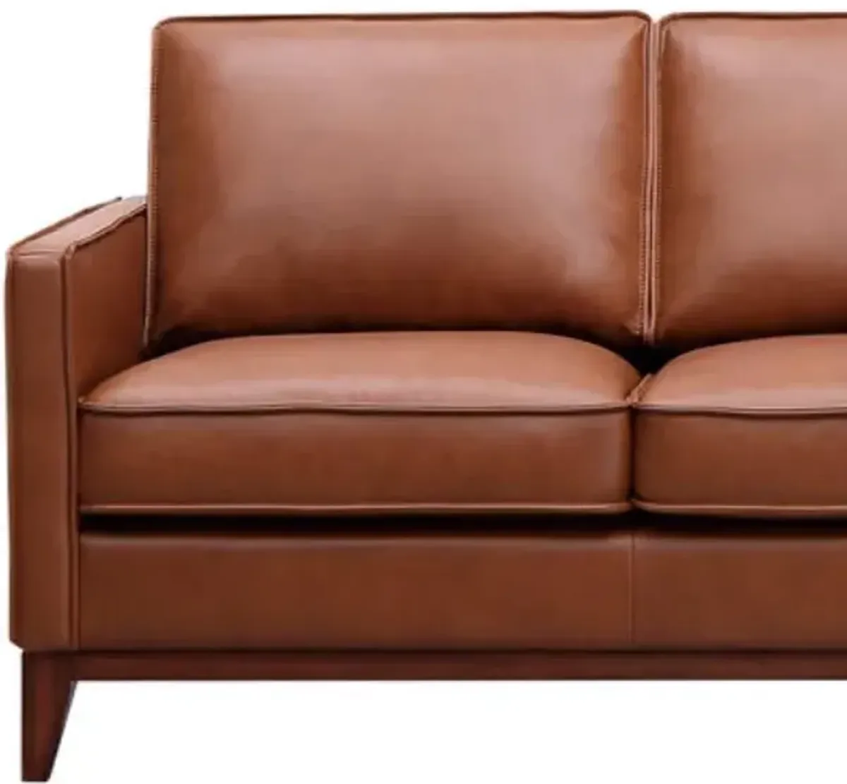 Leather Italia Georgetowne Weston Highland Saddle Sofa