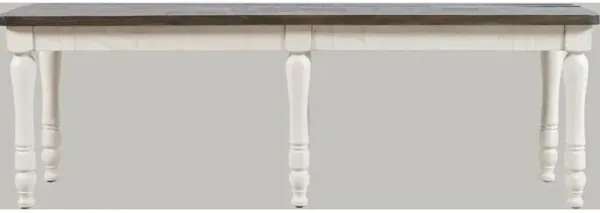 Jofran Inc. Madison Country Vintage White Bench