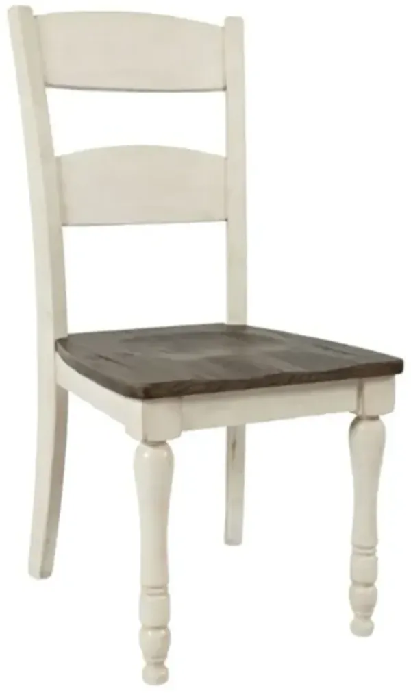 Jofran Inc. Madison County White Ladderback Dining Chair