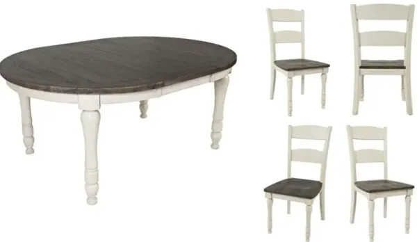 Jofran Inc. Madison County 5-Piece Dining Table Sets
