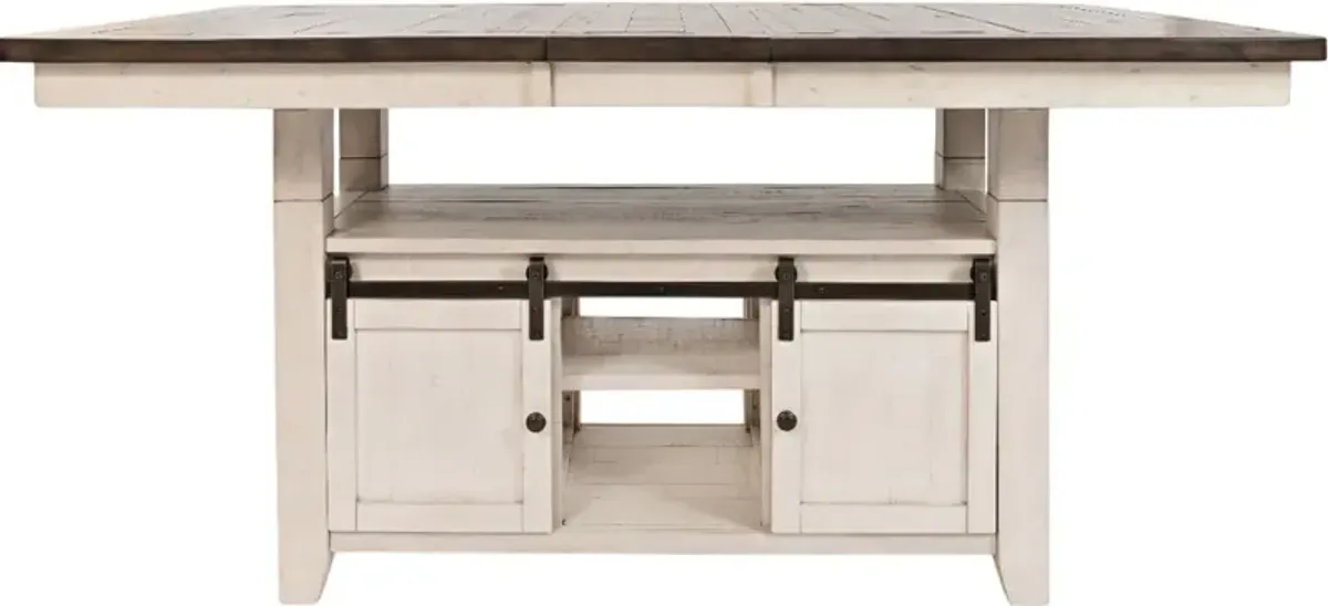 Jofran Inc. Madison County White High/Low Dining Table